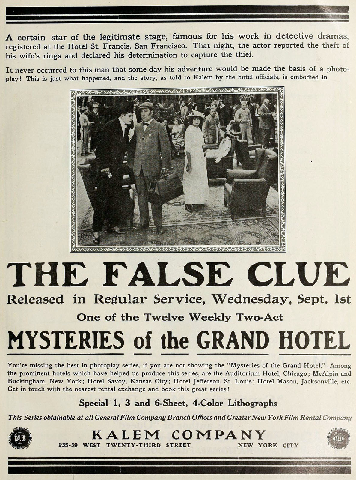 Mysteries of the Grand Hotel #7 The False Clue
